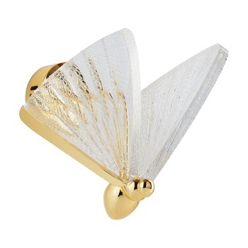 Kinkiet BEE złoty ledowy motyl 18 cm Step into Design