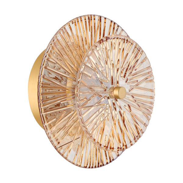 Kinkiet bursztynowy LUXIO LED  20 cm 