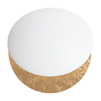 Kinkiet LED ECLIPSE okrągły 25 cm - biało-złoty