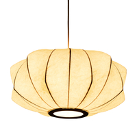 Lampa wisząca SILK V-shape biała splaszczona 45 cm Step into Design
