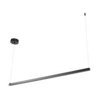 Lampa wisząca BEAM-120 ledowa czarna listwa 120 cm