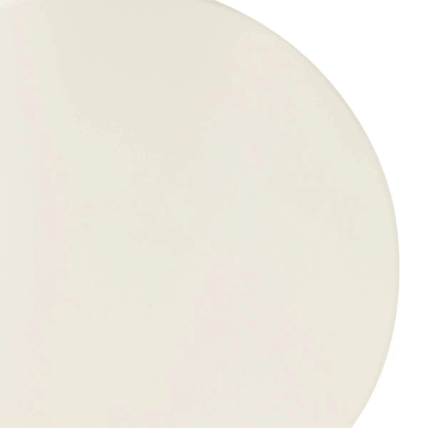 Stolik kawowy pomocniczy CHAMLO designerski, kremowy wys. 38 cm