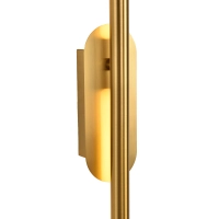 Kinkiet LED ROD 60 cm - złota nowoczesna lampa ścienna liniowa
