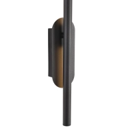  Kinkiet LED ROD 60 cm - czarna nowoczesna lampa ścienna liniowa