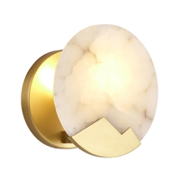 Kinkiet złoty marmur MARMO 20cm