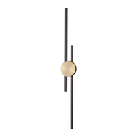 kinkiet czarny CENTRO 92 cm