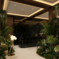 Lampa podłogowa WOMAN – designerska, złota figura kobiety z białymi kloszami 180 cm