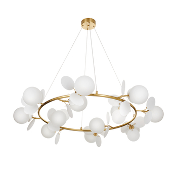 Lampa wisząca Chic złota105 cm- elegancka lampa do salonu