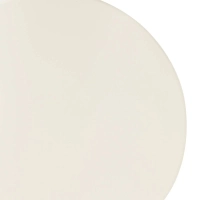 Stolik kawowy pomocniczy CHAMLO designerski, kremowy wys. 38 cm