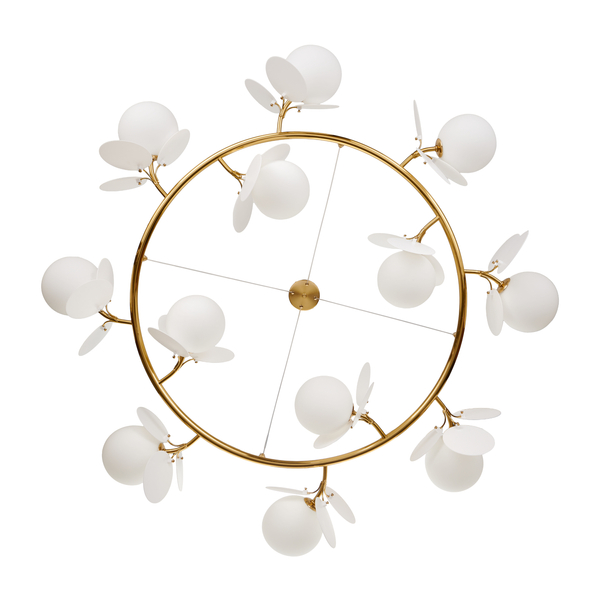 Lampa wisząca Chic złota105 cm- elegancka lampa do salonu