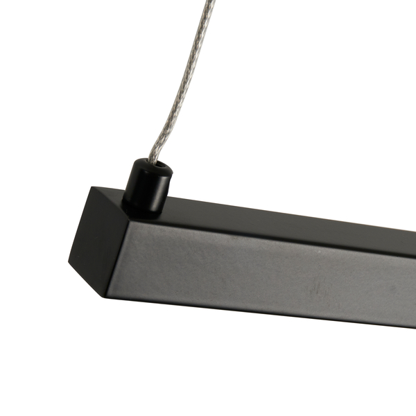 Lampa wisząca BEAM-120 ledowa czarna listwa 120 cm