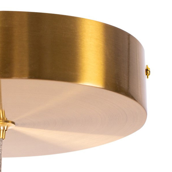 Lampa wisząca CIRCLE 60+60 ledowa ring podwójna złoty 60 cm + 60 cm