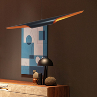 Lampa wisząca BLACK TUBE czarno złota tuba 100 cm 