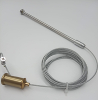 Lampa wisząca LED ARCTIC - złota kryształowa listwa 100