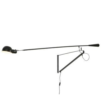 Lampa ścienna MOVE L czarna 205 cm