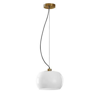 Lampa wisząca CHERRY biała 28 cm