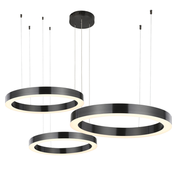 Lampa wisząca CIRCLE 60+80+100 LED TYTAN na 1 podsufitce