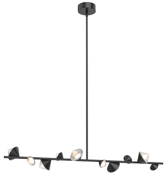 Lampa wisząca CONE LED czarna 130 cm