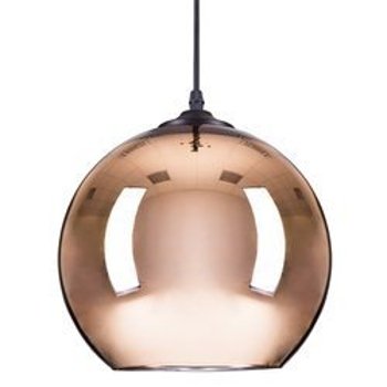 Lampa wisząca MIRROR GLOW - L miedziana 40 cm