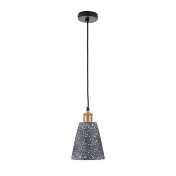 Lampa wisząca TERAZZO A czarna 15 cm