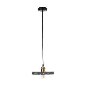 Lampa wisząca TERAZZO D czarna 21 cm