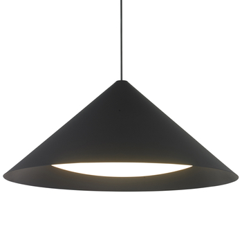 Lampa wisząca TRIANGOLO LED czarna 65 cm