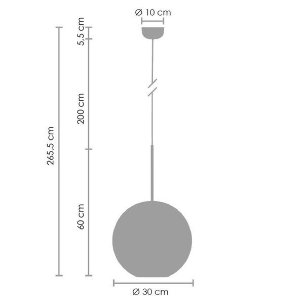 Lampa wisząca BUBBLES -1 LED chrom 3000 K