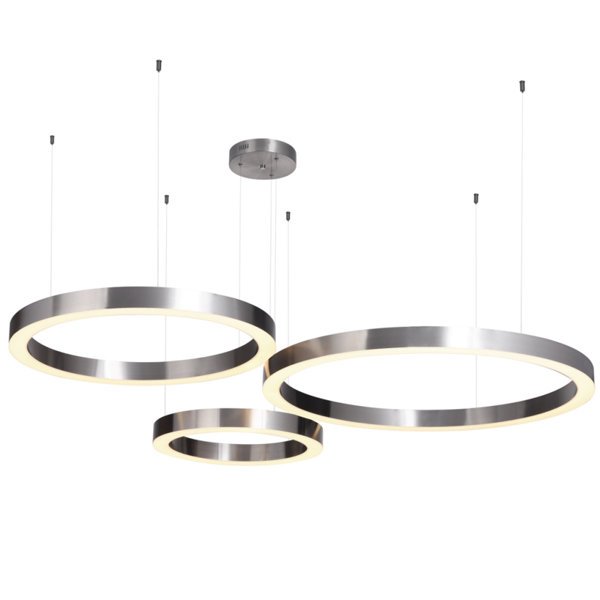 Lampa wisząca CIRCLE 60 LED tytanowy 60 cm