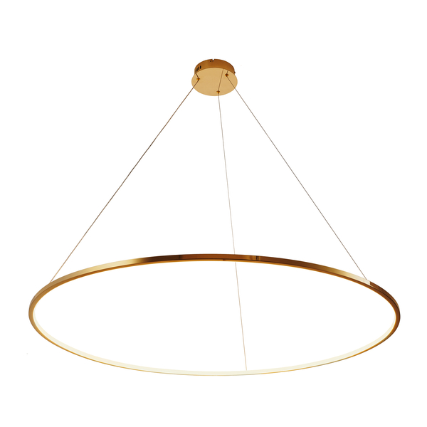 Lampa wisząca CIRCLE SLIM 120 LED złoty 120 cm