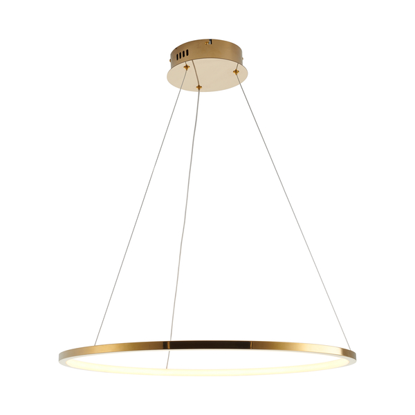 Lampa wisząca CIRCLE SLIM 60 LED złoty 60 cm