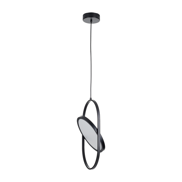 Lampa wisząca ELIPSE M LED czarna 45 cm