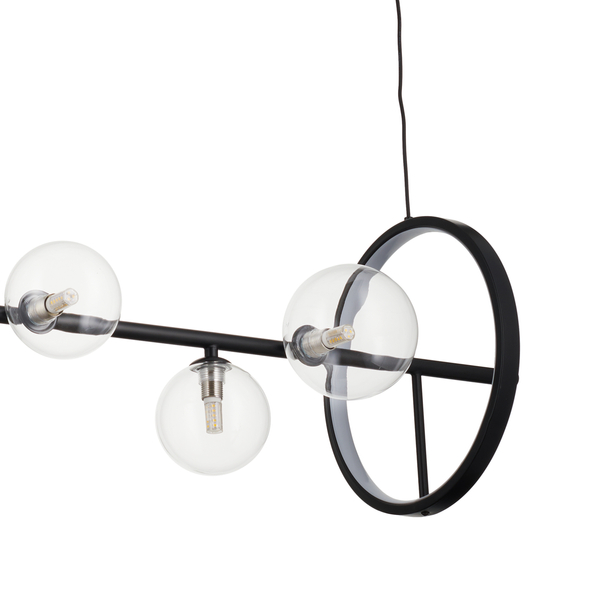 Lampa wisząca ORION LONG-90 czarna 90 cm 