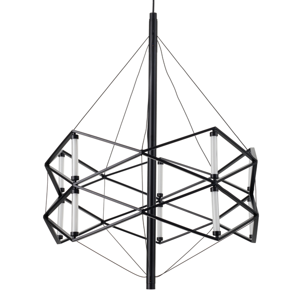 Lampa wisząca SPACE LED czarna 60 cm