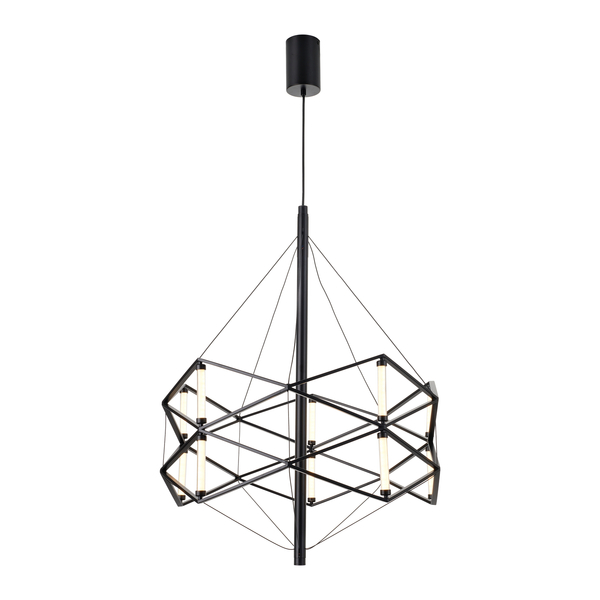 Lampa wisząca SPACE LED czarna 60 cm