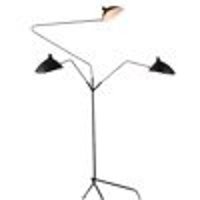 Lampa podłogowa CRANE-3F czarna 210 cm