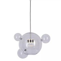 Lampa wisząca BUBBLES 3+1 LED chrom 3000K