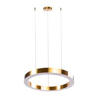 Lampa wisząca CIRCLE 100 LED mosiądz szczotkowany 100 cm