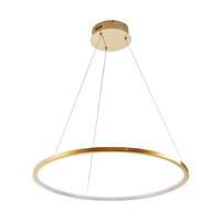 Lampa wisząca CIRCLE SLIM 60 LED złoty 60 cm