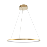 Lampa wisząca CIRCLE SLIM 60 LED złoty 60 cm