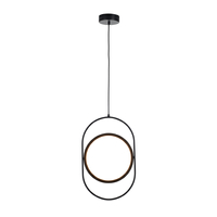 Lampa wisząca ELIPSE M LED czarna 45 cm