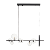 Lampa wisząca ORION LONG-90 czarna 90 cm 